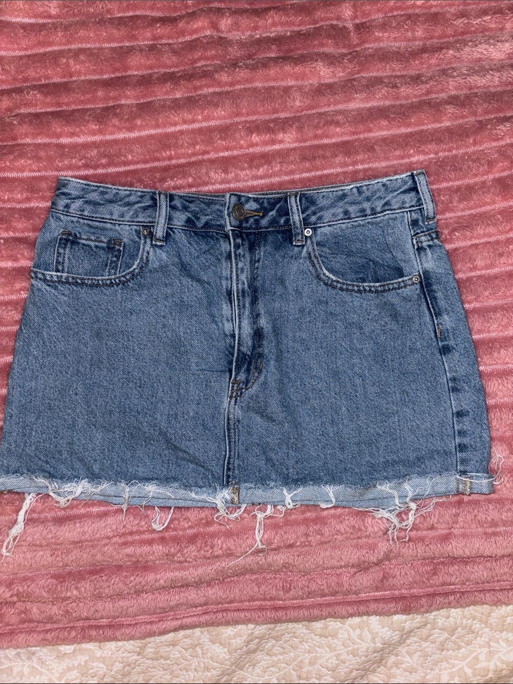 PacSun Blue Denim Mini Skirt